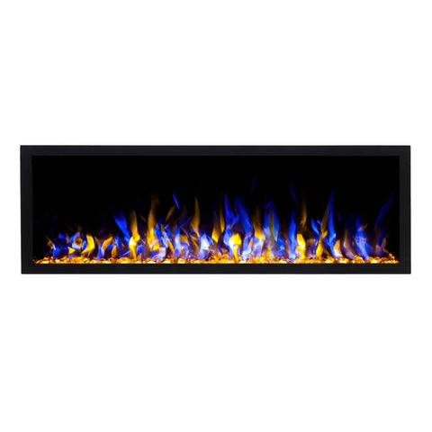 Focar electric liniar incorporabil 3D Aflamo Pride S165 Negru cu sunet