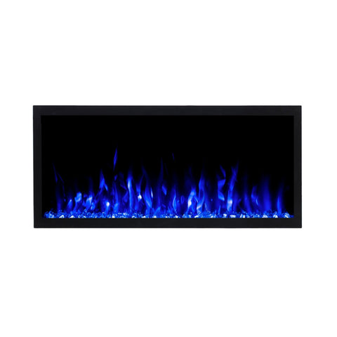 Focar electric liniar incorporabil 3D Aflamo Pride S115 Negru cu sunet