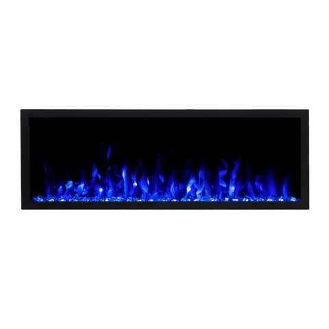 Focar electric liniar incorporabil 3D Aflamo Pride S153 Negru cu sunet