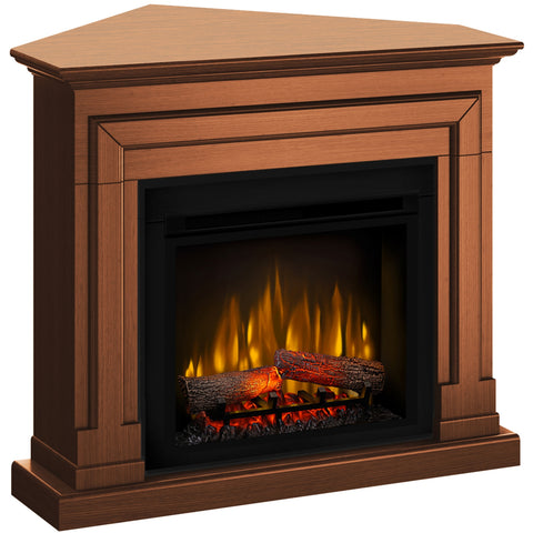 Semineu electric Barcelona cires colt SLIM LINE cu focar electric 3D Dimplex Optiflame XHD23 si sunet
