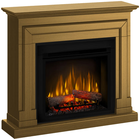 Semineu electric Barcelona stejar SLIM LINE cu focar electric 3D Dimplex Optiflame XHD23 si sunet