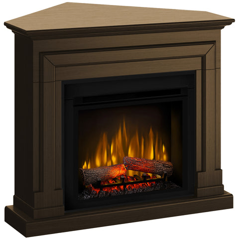 Semineu electric Barcelona nuc colt SLIM LINE cu focar electric 3D Dimplex Optiflame XHD23 si sunet