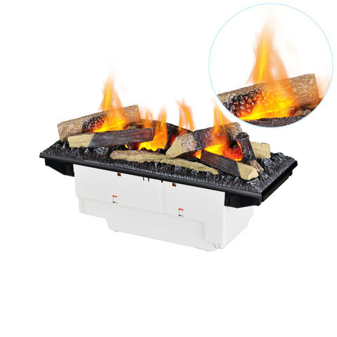 Semineu electric Lisabona Nuc cu focar electric 3D Dimplex Optiflame CH600H si sunet