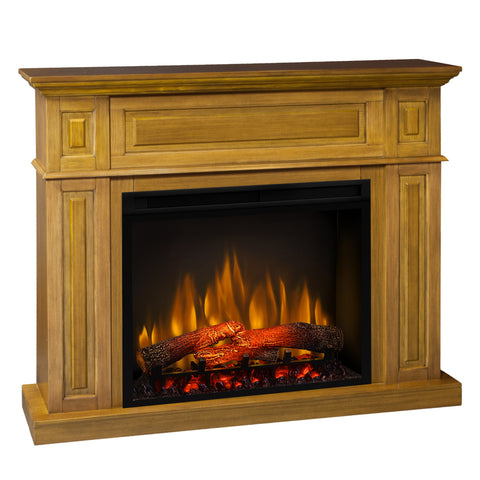 Semineu electric Torino Stejar cu focar electric 3D Dimplex Optiflame XHD28 si sunet
