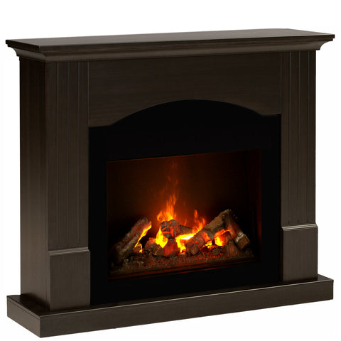 Semineu electric Nisa Wenge cu focar electric 3D Dimplex Optiflame CH600 H si sunet