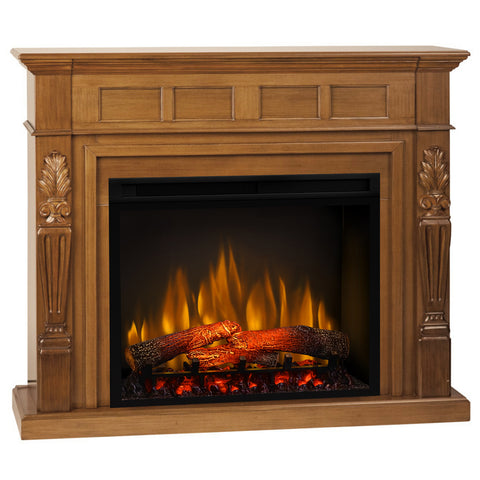 Semineu electric Torchiere Stejar cu focar electric 3D Dimplex Optiflame XHD28 si sunet