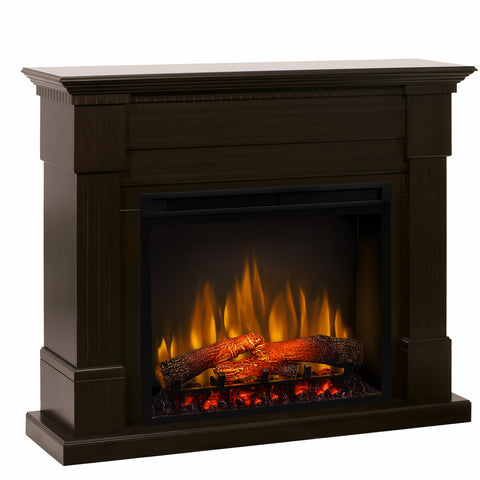 Semineu electric Essex Wenge cu focar electric 3D Dimplex Optiflame XHD28 si sunet