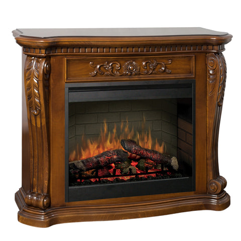Semineu electric Bologna Nuc Cristina cu focar electric 3D Dimplex Optiflame DF2608 si sunet