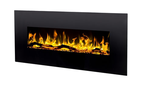 Focar electric liniar 3D Aflamo Albion 50 Negru cu sunet
