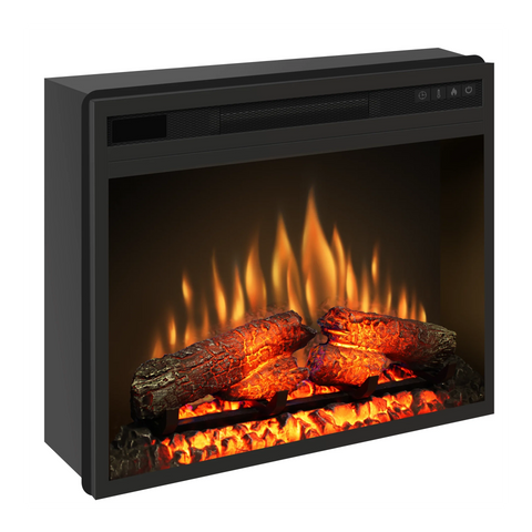 Focar electric ECOFLAME 23", incalzire infrared, teme de culoare, flacara 3D si sunet