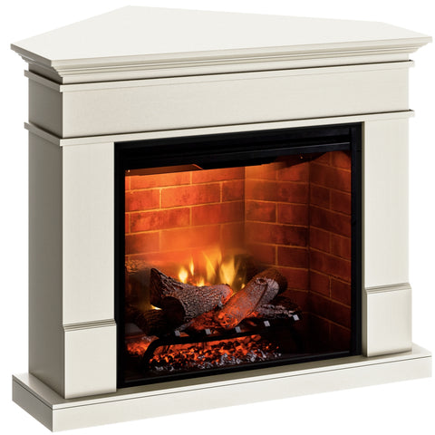 Semineu electric Lisabona Premium Antichizat Colt- cu focar electric 3D Dimplex Revillusion 30" cu sunet