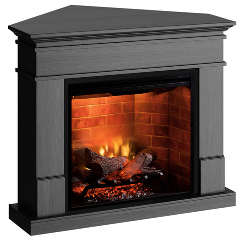 Semineu electric Lisabona Premium Ash Grey Colt- cu focar electric 3D Dimplex Revillusion 30" cu sunet