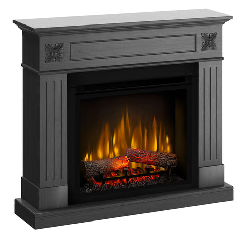 Semineu electric London Ash Grey cu focar electric 3D Dimplex Optiflame XHD23 si sunet