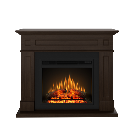 Semineu ECOFLAME PRO - Aspen 110.30.95 wenge, incalzire infrared, teme de culoare, flacara 3D si sunet