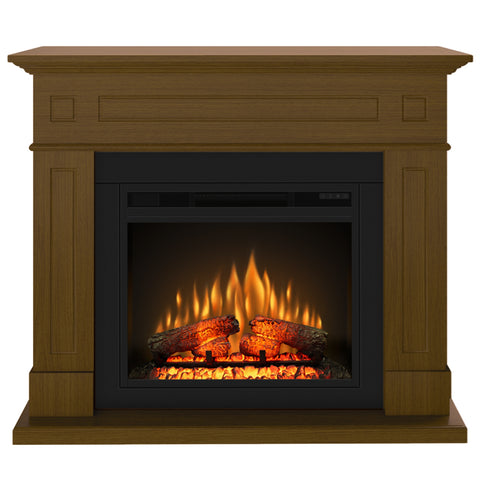 Semineu ECOFLAME PRO - Aspen 110.30.95 stejar, incalzire infrared, teme de culoare, flacara 3D si sunet