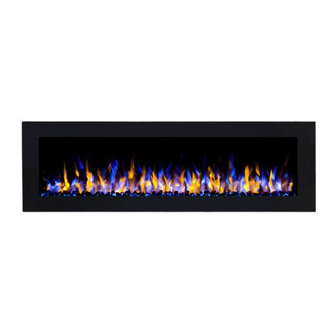 Focar electric liniar incorporabil 3D Aflamo Pride B140 Negru cu sunet
