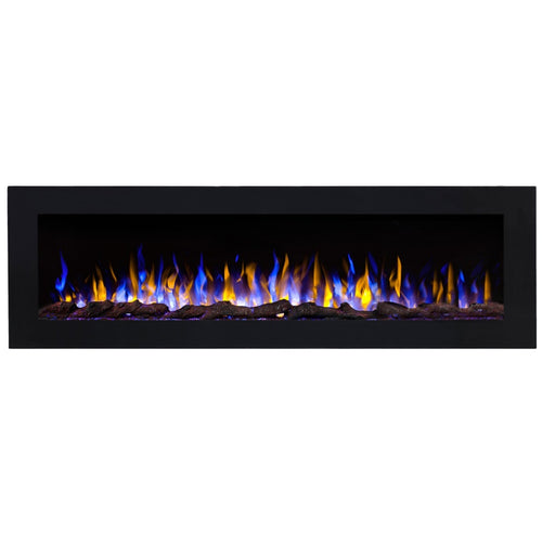 Focar electric liniar incorporabil 3D Aflamo Pride B178 Negru cu sunet