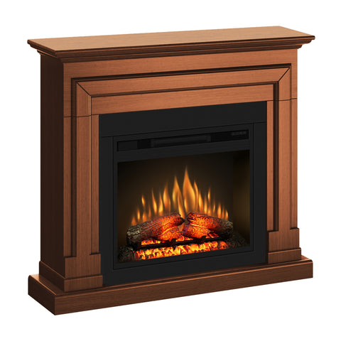 Semineu ECOFLAME PRO - Barcelona cherry, flacara 3D de 23 inci cu teme de culoare, incalzire infrared si sunet