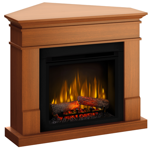 Semineu electric Lisabona Drept/Colt Cires cu focar electric 3D Dimplex Optiflame XHD23 si sunet