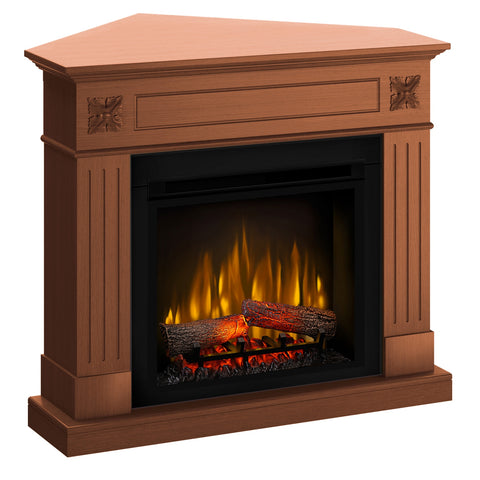 Semineu electric London Drept/Colt Cires cu focar electric 3D Dimplex Optiflame XHD23 si sunet
