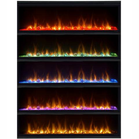 Focar electric liniar Ignite XL 50 Dimplex Optiflame MultiFire XD Negru cu sunet
