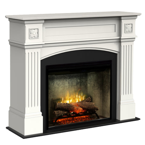 Semineu electric Haydn Alb cu focar electric 3D Dimplex Revillusion Concrete 30" cu sunet