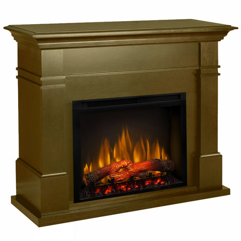 Semineu electric Kenton Stejar cu focar electric 3D Dimplex Optiflame XHD28 si sunet