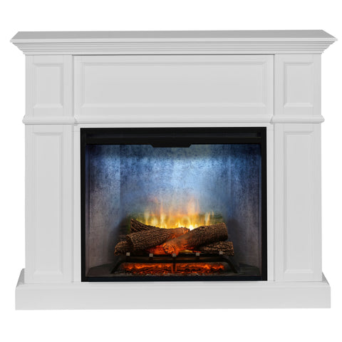 Semineu electric Artesian Alb cu focar electric 3D Dimplex Revillusion Concrete 30" si sunet