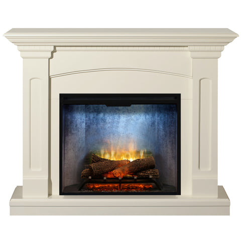 Semineu electric Alabaster Antichizat cu focar electric 3D Dimplex Revillusion Concrete 30 si sunet