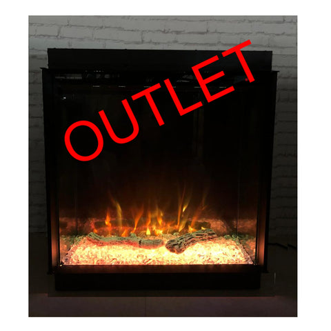 Semineu liniar HK570DX negru incorporabil, teme de culoare, Led 3D flame, sistem incalzire, touch panel, sunet