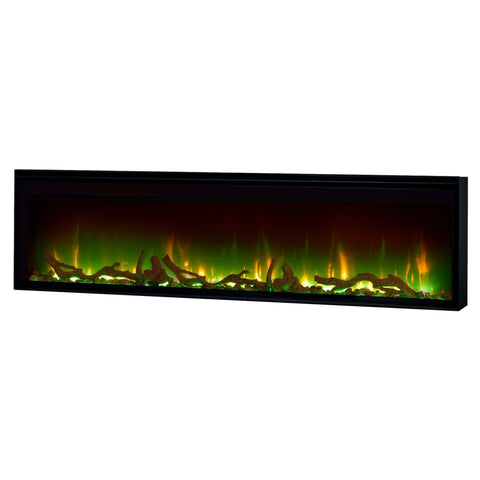 Focar electric liniar Ignite XL 74 Wood Dimplex Optiflame MultiFire XD Negru cu sunet