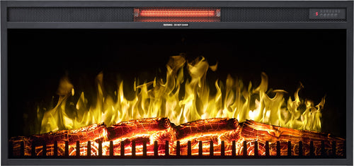 Focar Semineu electric incorporabil Aflamo LED 100 cu sunet