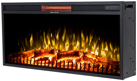 Focar Semineu electric incorporabil Aflamo LED 100 cu sunet
