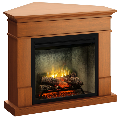 Semineu electric Lisabona Premium Cires Colt- cu focar electric 3D Dimplex Revillusion Concrete 30" cu sunet