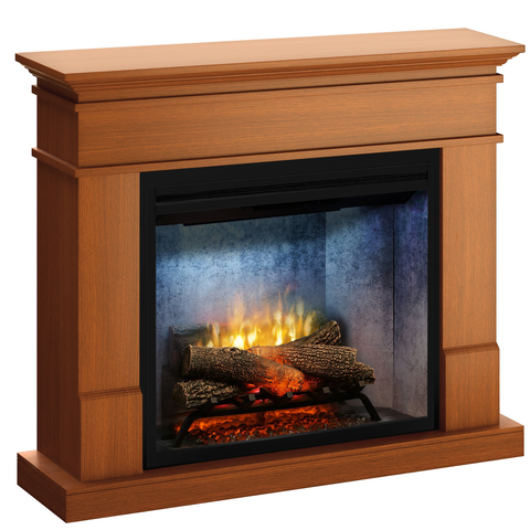Semineu electric Lisabona Premium Cires - cu focar electric 3D Dimplex Revillusion Concrete 30" cu sunet