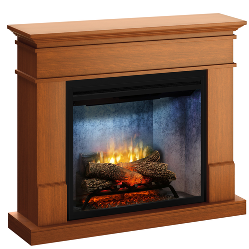 Semineu electric Lisabona Premium Cires - cu focar electric 3D Dimplex Revillusion Concrete 30