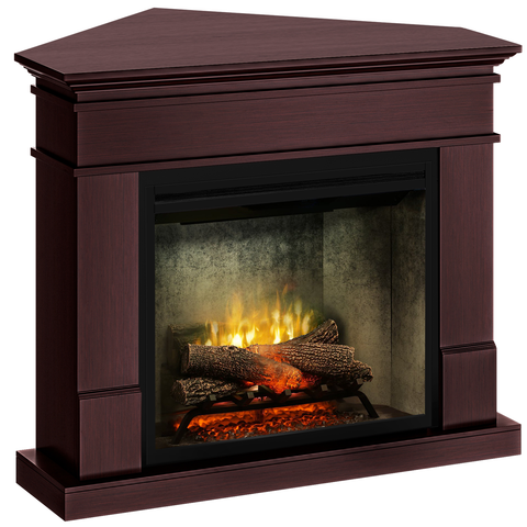 Semineu electric Lisabona Premium Mahon Colt- cu focar electric 3D Dimplex Revillusion Concrete 30" cu sunet