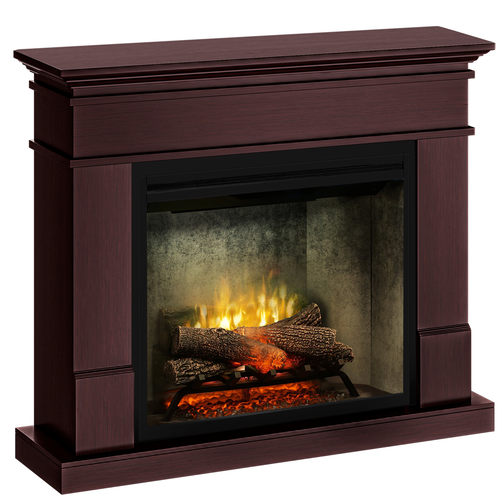 Semineu electric Lisabona Premium Mahon - cu focar electric 3D Dimplex Revillusion Concrete 30