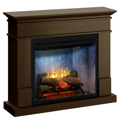 Semineu electric Lisabona Premium Nuc - cu focar electric 3D Dimplex Revillusion Concrete 30