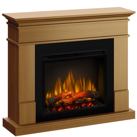 Semineu electric Lisabona Premium Stejar cu focar electric 3D Dimplex Optiflame XHD28 si sunet