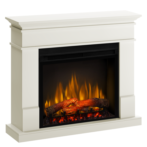 Semineu electric Lisabona Vanilie cu focar electric 3D Dimplex Optiflame XHD28 si sunet