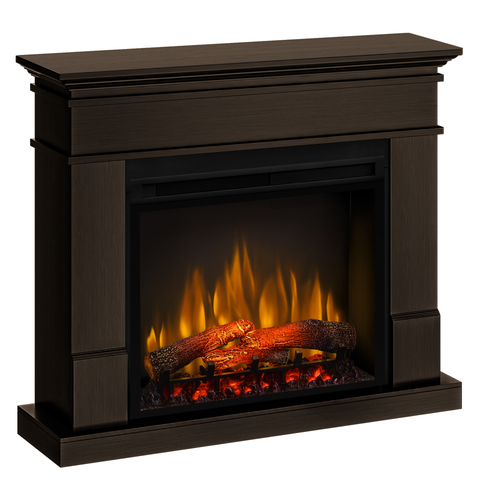 Semineu electric Lisabona Wenge cu focar electric 3D Dimplex Optiflame XHD28 si sunet