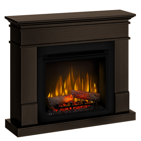 Semineu electric Lisabona Wenge cu focar electric 3D Dimplex Optiflame XHD23 si sunet