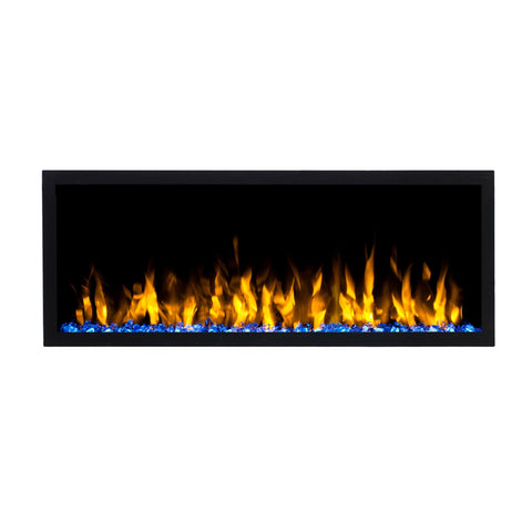 Focar electric liniar incorporabil 3D Aflamo Pride S127 Negru cu sunet
