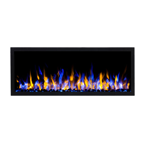 Focar electric liniar incorporabil 3D Aflamo Pride S127 Negru cu sunet