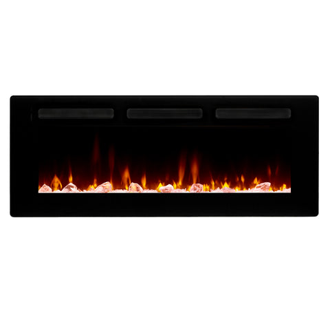 Focar electric liniar incorporabil Sierra 48 Dimplex Optiflame Negru cu sunet