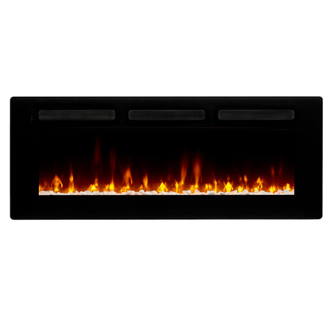 Focar electric liniar incorporabil Sierra 48 Dimplex Optiflame Negru cu sunet