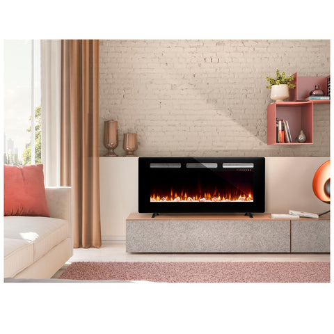 Focar electric liniar incorporabil Sierra 48 Dimplex Optiflame Negru cu sunet