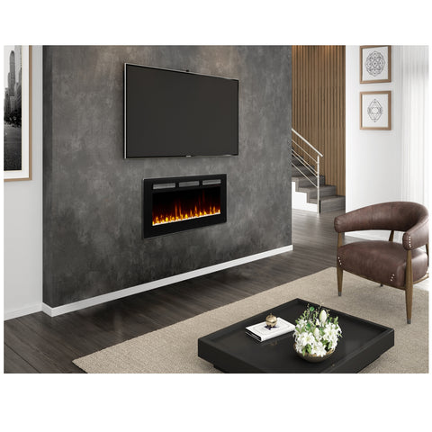 Focar electric liniar incorporabil Sierra 48 Dimplex Optiflame Negru cu sunet
