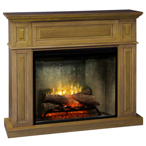 Semineu electric Torino Premium Stejar cu focar electric 3D Dimplex Revillusion Concrete 30" si sunet